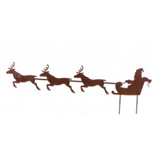 père Noël avec son traineau